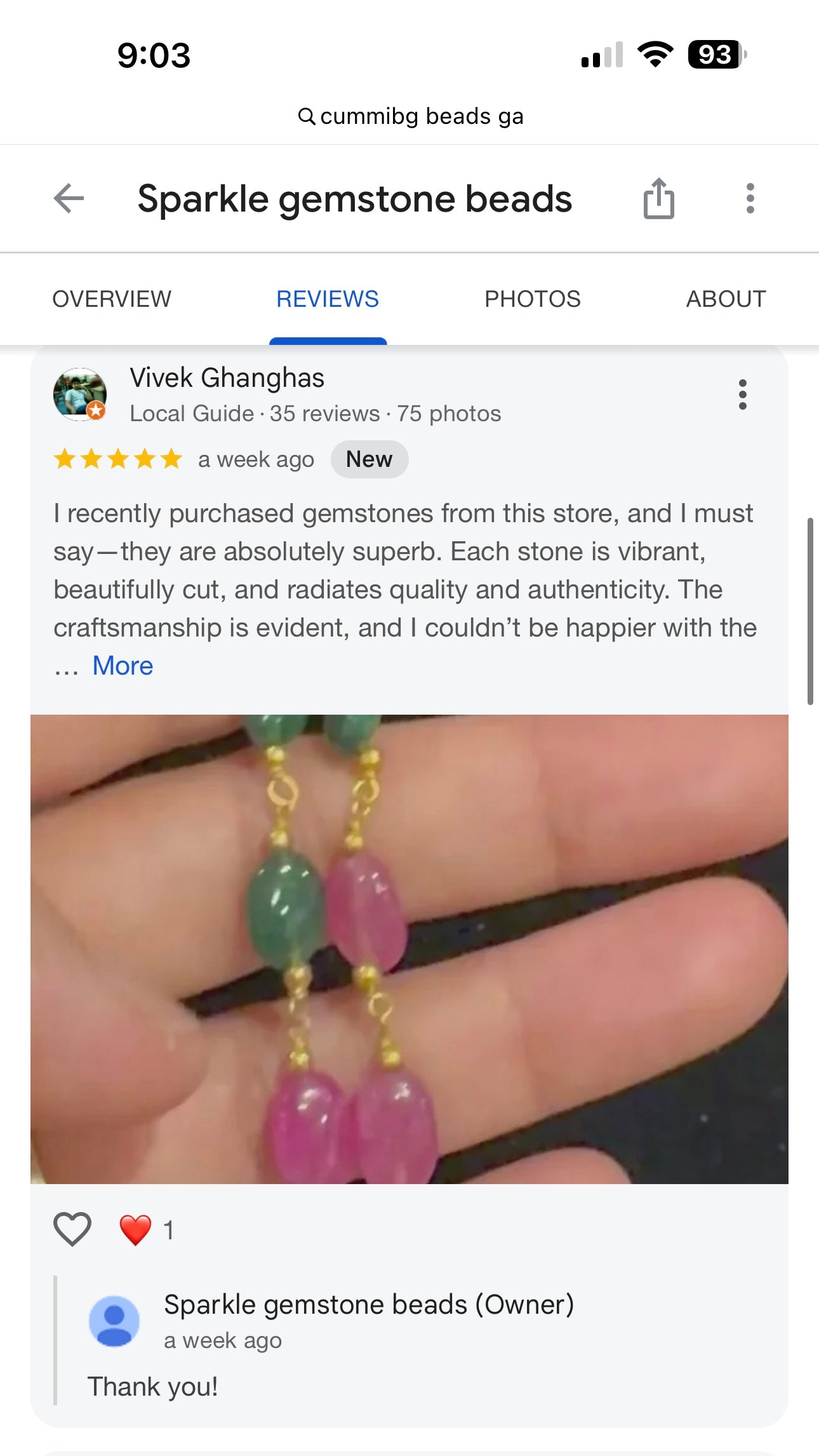 GOOGLE REVIEWS