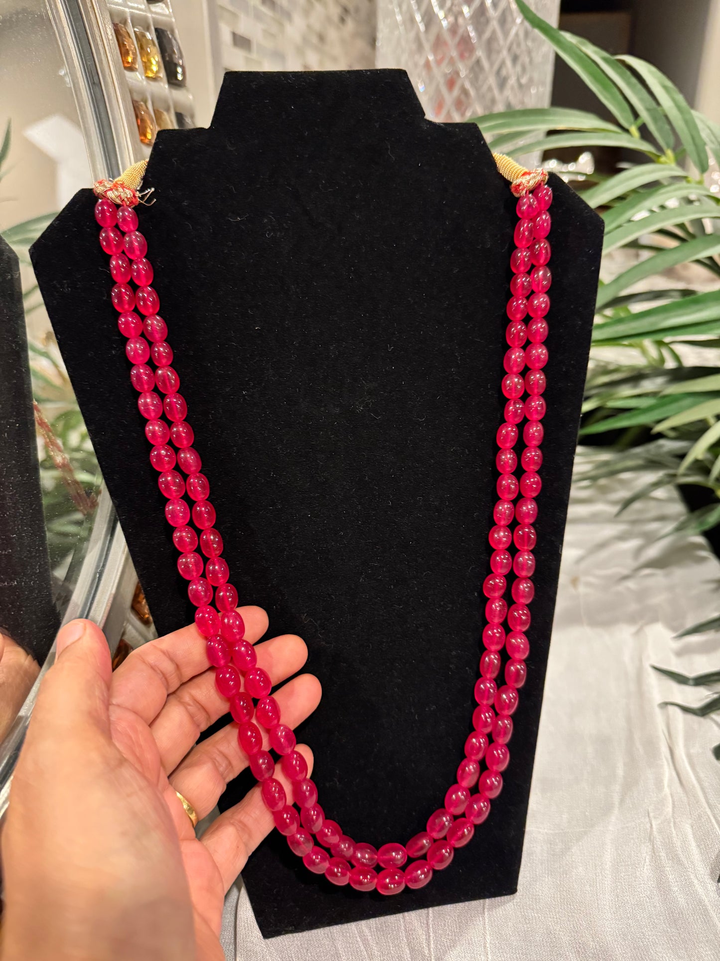 Red Quart necklace