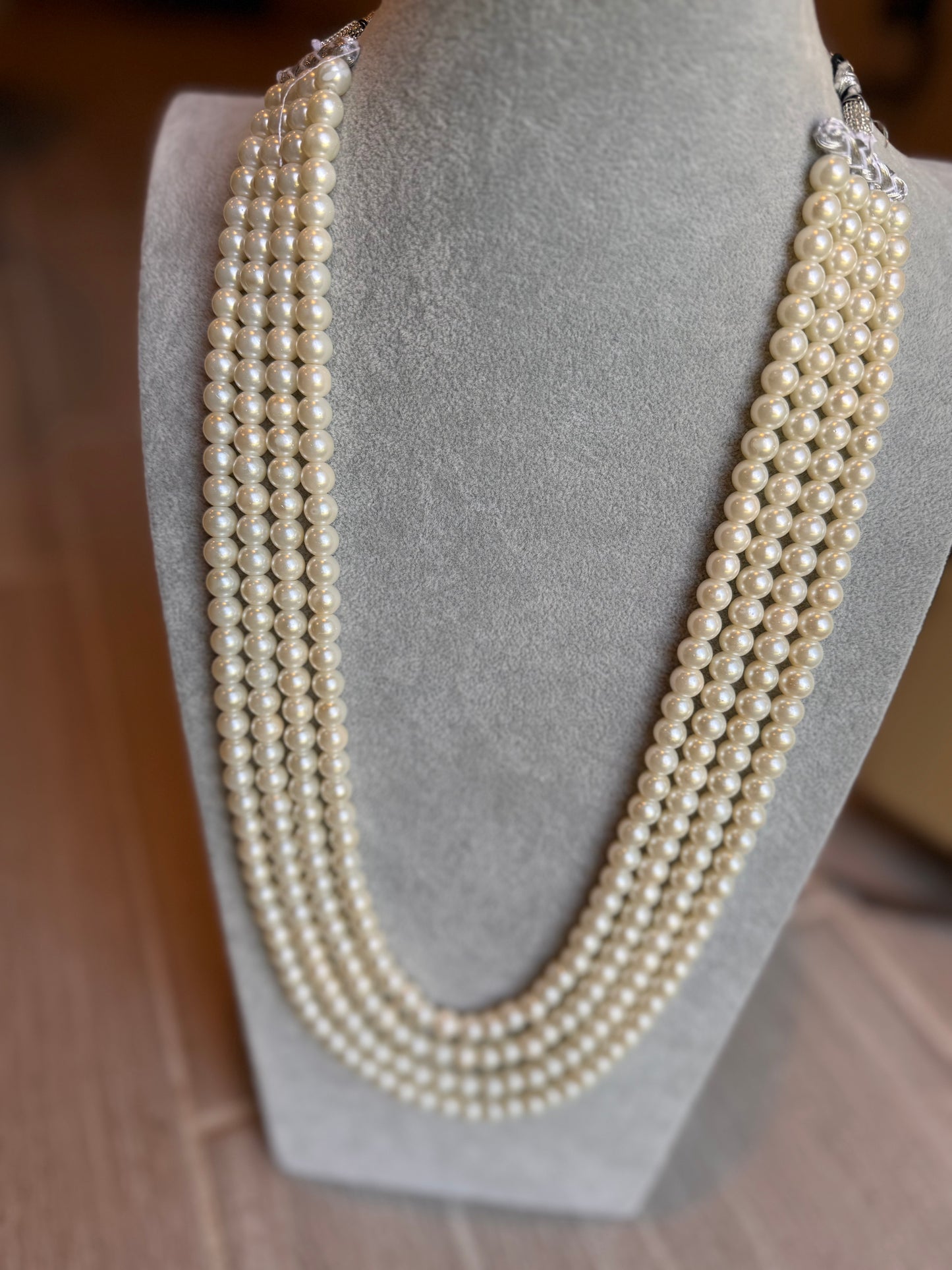 Shell Pearls necklace round shape 8mm size
