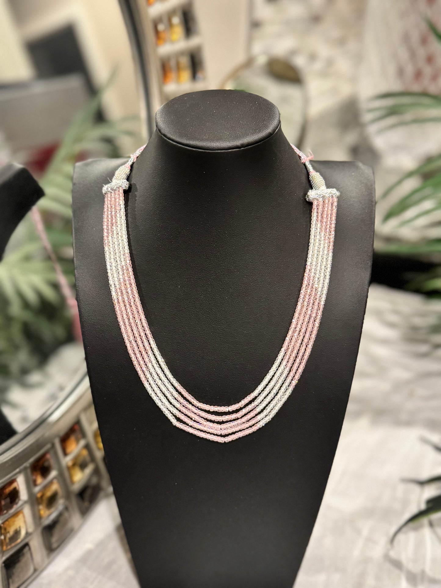 CZ pink and white