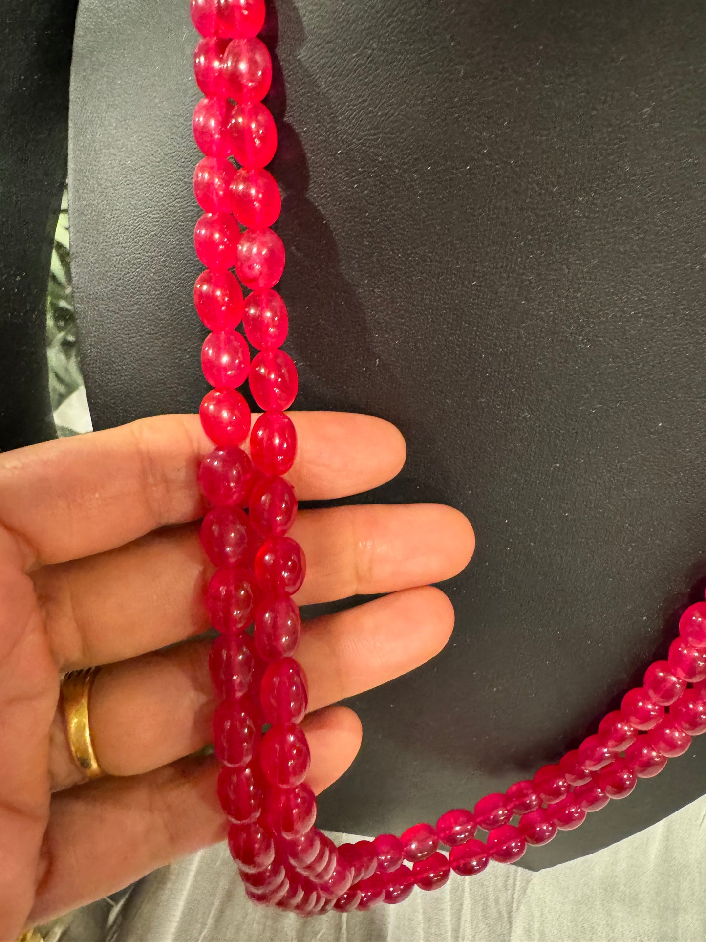 Red Quart necklace
