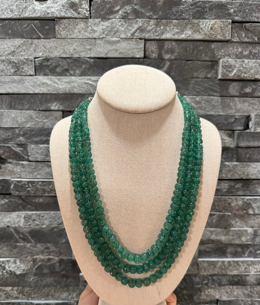 Green Strawberry quartz pumpkin necklace
