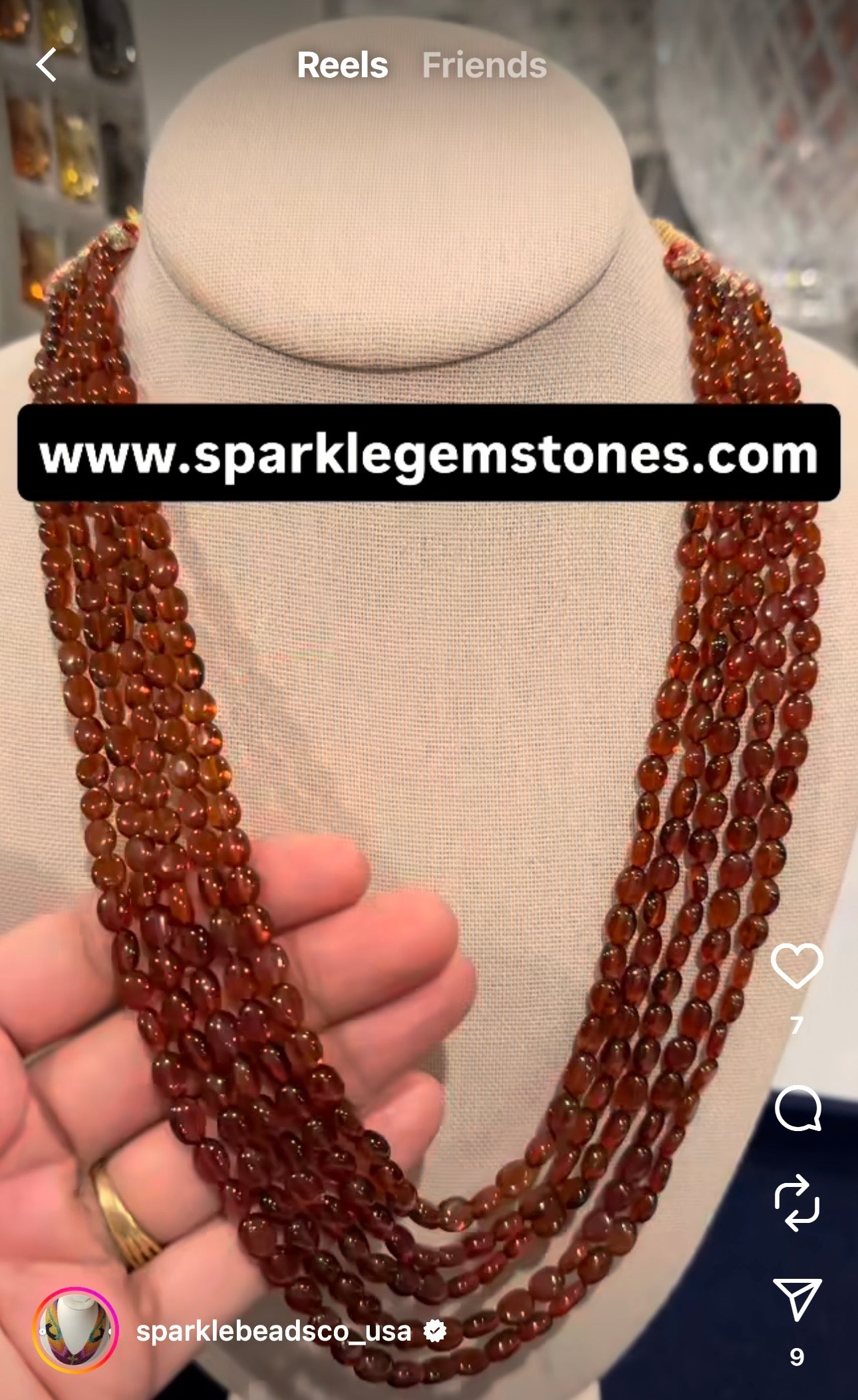 Gomadhikam gomed necklace