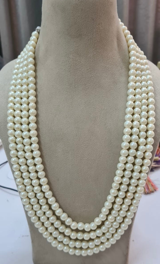 Shell Pearls necklace round shape 8mm size