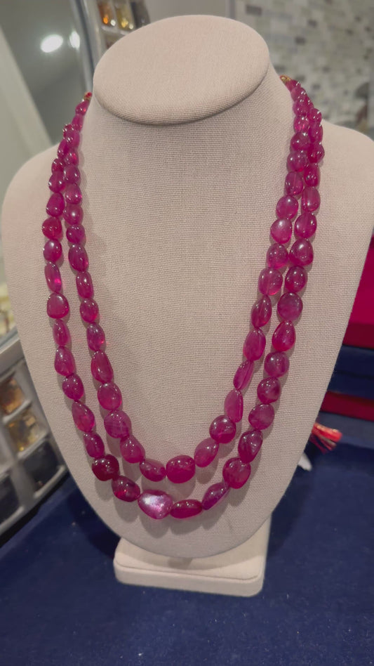 Natural Ruby necklace