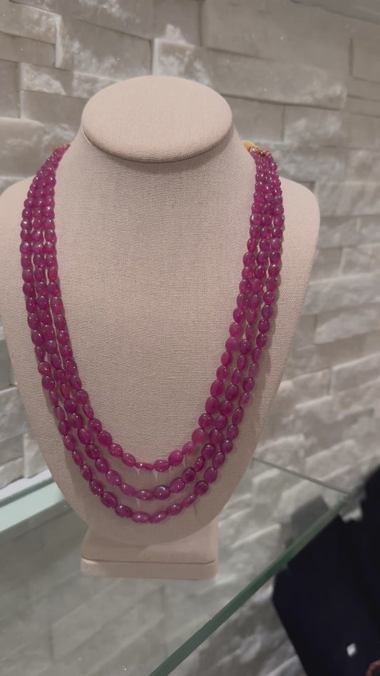 Natural Ruby necklace