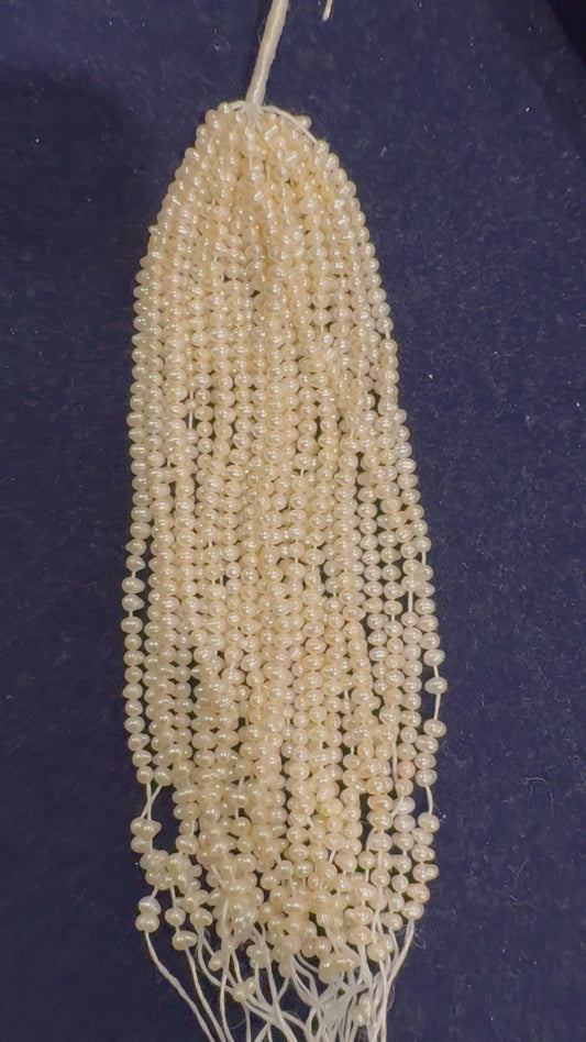 Freshwater Pearl round tiny size strand